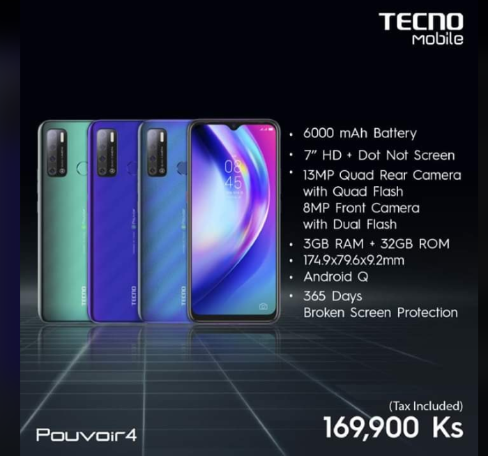 TECNO  Pouvoir 4