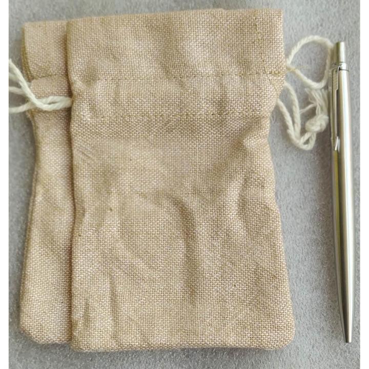 Cotton bags 10 pcs for utensils,  အင်းလေးချည်သား အိတ် သေး ၁၀ လုံး