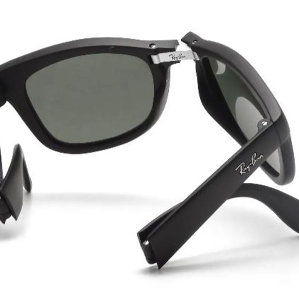Ray-Ban Black Matte Folding Wayfarer Classiic Sunglasses Diameter