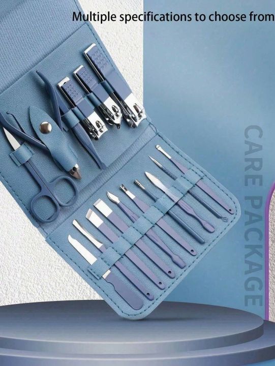 Stainless%20Steel%20Professional%20Pedicure%20Kit%20Nail%20Scissors%20Grooming%20Kit%20-%20Portable%20Travel%20Nail%20Manicure/Pedicure%20Tools%20kit%20for%20Men%20and%20Women%20with%20PU%20Leather%20Case%20-%20Image%202