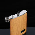 Wood Design Hip Flask. 
