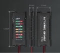 Battery Tester 12V/24V Smart LED Lawn Mower Motor Yacht Car Battery Tester Clip Model. 