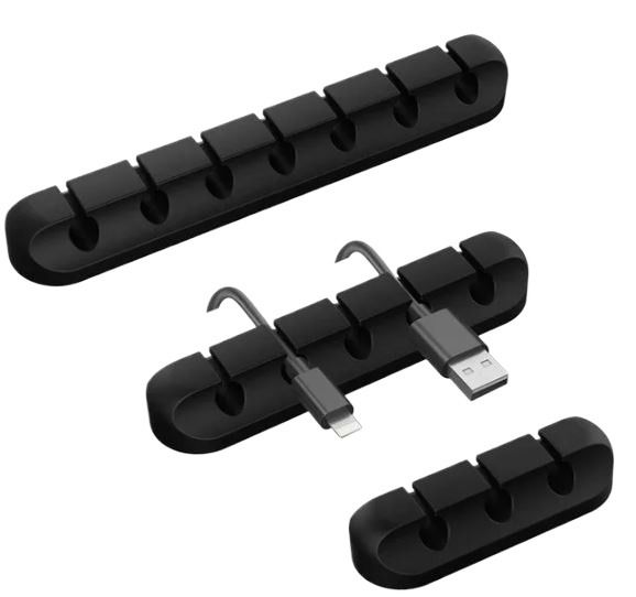 Cable Clips, Cable Management Clips, Silicone Adhesive Wire Cable Holder
