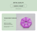 iBis_ Pill Box Med Box 7 Days Tablet Candy Box Portable Storage Tablet Holder Travel Organizer Pill Dispenser Container (၁ပတ် ၇ရက်စာဆေးဘူး). 