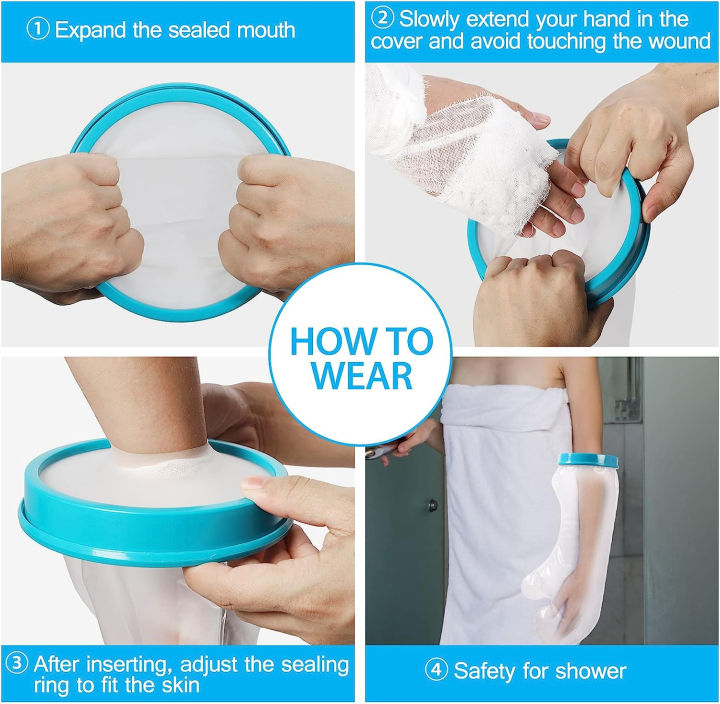 (Preorder)%20NEENCA%20100%25%20Waterproof%20Arm%20Cast%20Cover%20for%20Shower%20Bath,%20Adult%20Reusable%20Arm%20Cast%20Covers%20Protector%20Shower%20Bag%20for%20Wound%20Arm,%20Hands,%20Wrists,%20Elbow,%20Finger%20-%20Image%204