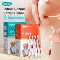 (Preorder) Cofoe Disinfectant Alcohol Swabs Disposable Iodine Pads Portable Wound Disinfection for Infants, Adults, Outdoor First Aid Kit. 