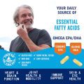 (Preorder)KIRKLAND Omega 3 Fish Oil 3600mg EPA & DHA Optimal Essential Fatty Acids 120 Count. 