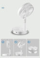 Mini Foldable Desk Fan 7200mAh USB Rechargeable Up/Down Adjustable Portable Stretchable Desktop Fan. 