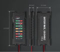 Battery Tester 12V/24V Smart LED Lawn Mower Motor Yacht Car Battery Tester Clip Model. 
