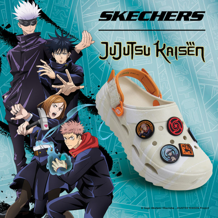 (Preorder) Skechers Women's Jujutsu Kaisen Foamies Surge - 800026-NAT