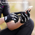 (Preorder)WEST BIKING Full Finger Cycling Gloves Touch Screen Men Women Outdoor Sports Reflective Gloves MTB Bike Breathable Gloves အားကစားလက်အိတ်. 