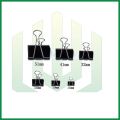 Binder clip 19mm black (12pcs). 