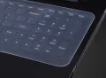 Universal Silicone Keyboard Cover Protector Skin for 15.6"-17.3" Laptop Notebook with Numeric Keypad Keyboard, Ultra Thin Keyboard Cover Waterproof Dustproof, Clear. 