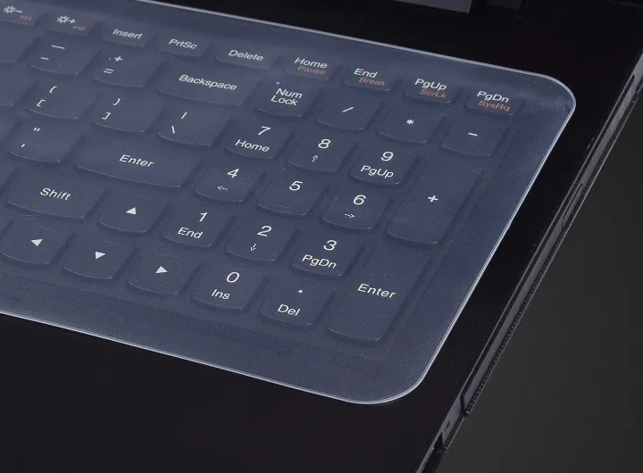 Universal%20Silicone%20Keyboard%20Cover%20Protector%20Skin%20for%2015.6"-17.3"%20Laptop%20Notebook%20with%20Numeric%20Keypad%20Keyboard,%20Ultra%20Thin%20Keyboard%20Cover%20Waterproof%20Dustproof,%20Clear%20-%20Image%203