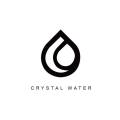 Crystal Water Bottles Clear Quartz. 