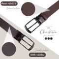 Louis Montini Reversible Buckle (2-Sided Belt) MGN242 Men Belt (Pre Order) - Elevate Your Style and Fashion. 