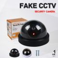 Realistic Looking Security Camera with Red LED Bulb. 