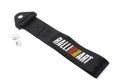 Car Towing Strap Tow Rope Hook ကားဆွဲကြိုး (Black RALLI ART Tow Belt). 