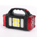 Powerful Solar LED Flashlight USB Rechargeable Torch With COB Work Light 4 Gear Lantern Outdoor Power Bank Solar Light. 