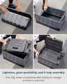(Preorder)Multi-purpose box, chair box, storage box 3D three-in-one sitting folding storage box (60L) Function:Chair. 