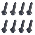 7 x ³/₄" (#M4 x 20mm) ခြောက်မြှောက်ကော်လံစတား ထိပ်တုံးစကူ High Quality Cross Recessed Hexagonal Head Flange Dog Point Screw (Stock Limited). 