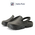 (Preorder) Hello Polo Slippers, Big Head Shoes, 3.2 cm Thick Heels, Very Soft Soles, Non-Slip, Platform Slippers for Women and Men, Suitable for the Season HP8025  အမျိုးသား/သမီးစီးကွင်းထိုးဖိနပ်. 