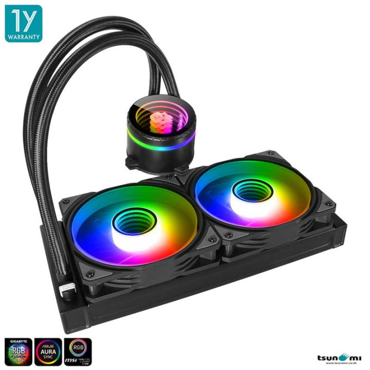 (Preorder)%C2%A0Tsunami%20CoolMan%20ARGB%20Multi-Platform%20CPU%20Liquid%20Cooler%20CM-240%20PRO%20K%20Closed-loop%20Water%20Cooling%20Kit,%20-%20Image%203