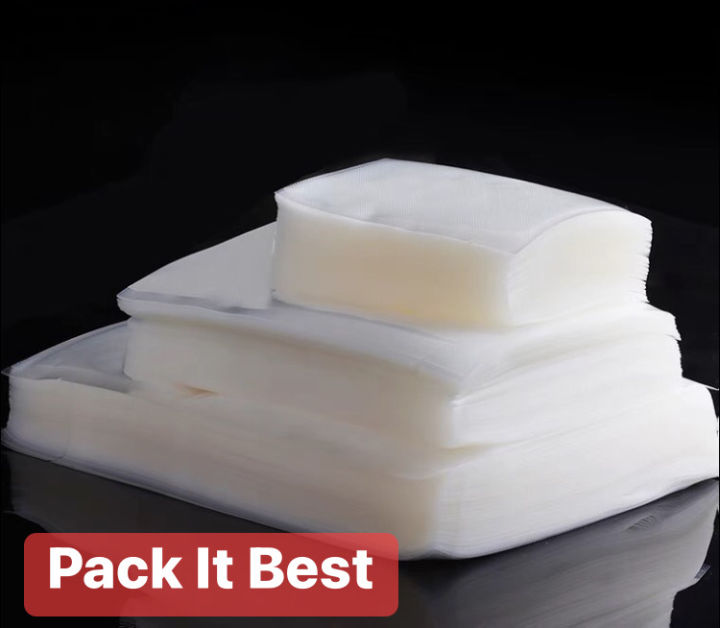 Vacuum seal bags, seal bags, 20 x 30 cm(8"12") vacuum bags, food presentation bags,   pack of 50bags.