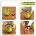 Stainless Steel Coconut Opener for Coconut Young Green Fresh Fruit Coconut Opener Kitchen Tool. 
