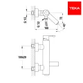 TEKA ALAIOR XL Bathtub Mixer (221210200). 