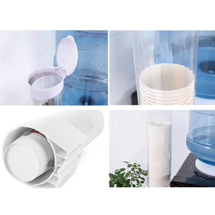 Household%20disposable%20cup%20holder%20punch-free%20wall-mounted%20cup%20rack%20-%20Image%205