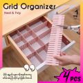 Grid Organizer , Drawer Organizer, Drawer Separators , DIY Plastic Grid For. 