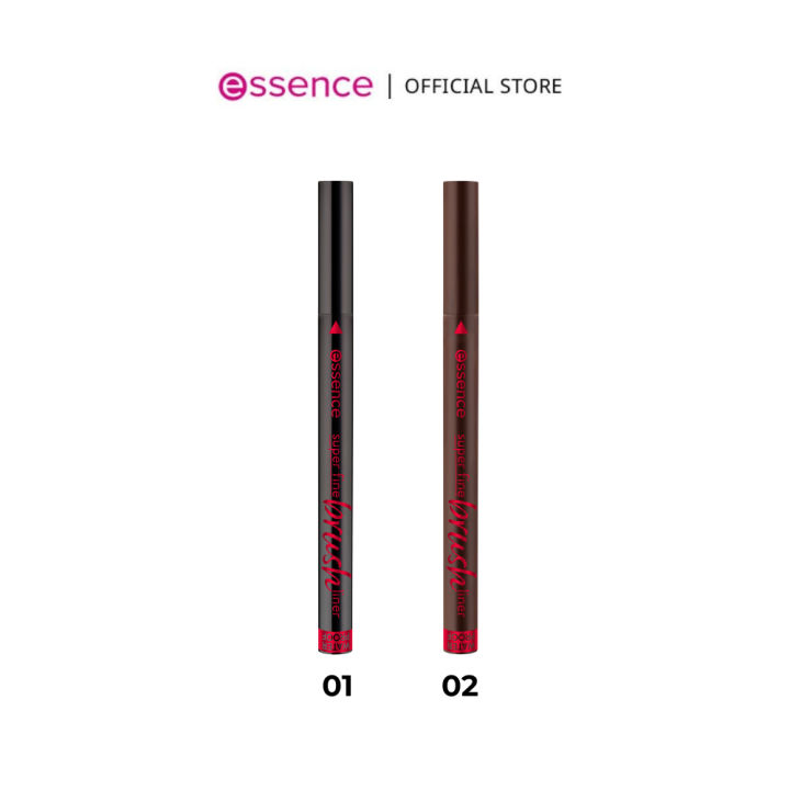(Preorder) essence essence super fine brush liner waterproof eyeliner waterproof blackc
