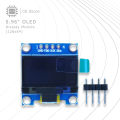 0.96 OLED Display Module (128x64) (Blue). 