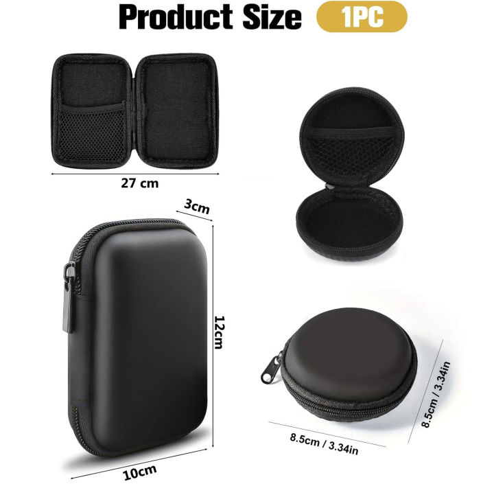 🧼 Mini Case Accessories Combo👜🛡 Protective Case Water Resistant Shock ...