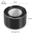 Self-Fusing Silicone Rubber Sealing Tape Weatherproof Bonding Tape for Electrical Cables and House Piping Leakage 25mm*3 Meters/Roll. 