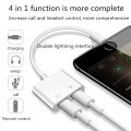 Dual Lighting Adapter For iPhone 7 8 X Splitter 2 in 1 Charger. 