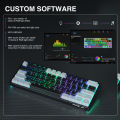 (Preorder) AULA 61 Keys Hot-Switch RGB Backlit Mechanical Keyboard Detachable Type-C Wired Gaming Keyboard (F3261). 