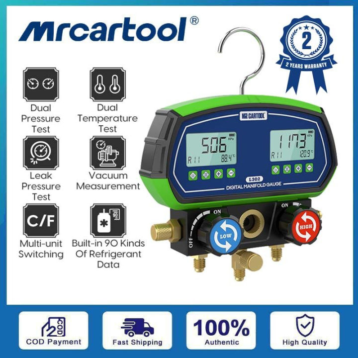(Preorder)%20%20MRCARTOOL%20L302%20Digital%20Tube%20Temperature%20Test%20Gauge%20Set%20Vacuum%20Leak%20Tester%20Refrigeration%20Tester%20with%203pcs%20Refrigerant%20Hoses%20for%20R134A%20Air%20Conditioner%20Maintenance%20Testing%20-%20Image%202