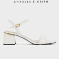 [Charles & Keith] Singapore Preorder Open Toe Ankle Strap Block Heel Sandals/Fashion / Women / Shoes /Heeled Sandals. 