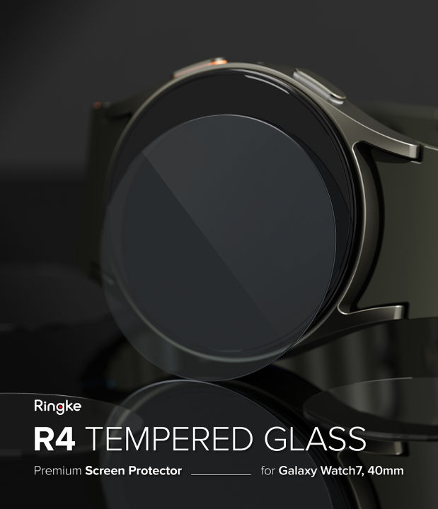 (Preorder)Ringke%20Screen%20Protector%20for%20%5BSamsung%20Galaxy%20Watch%207%2040mm%5D%20Clear%20Scratch-resistant%20Tempered%20Glass%20-%20Image%202
