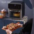 (Preorder) CEOOL Airfryer, multi-purpose oil-free fryer, large capacity 15 liters with fryer support grid, hot air oven, electric oven. 