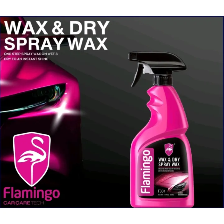 Flamingo%20Wax%20&%20Dry%20Spray%20Wax%20500ml%20+%20Microfiber%20%E1%80%9E%E1%80%98%E1%80%80%E1%80%BA%20(Clean%20&%20Shine)%20-%20Image%204