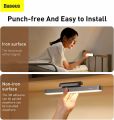Baseus Magnetic LED Light Bar, Dimmable Table Desk Lamp with Touch Control, Rechargeable Study Light with 3 Modes, Under Cabinet Lights Battery Operated for Kitchen Reading Wardrobe Cupboard. 