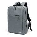 (Preorder) Slim laptop backpack, business bag, men's quality golf backpack with USB port, 14-inch work compartment, lightweight travel backpack, gray color.. 