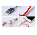 Mobile phpne charging cable 3 in 1 (Mobile Phone Charging cable three-in-one data cable suitable for Apple Android type-c mobile phone fast charge one drag three nylon braided cable charging cable). 