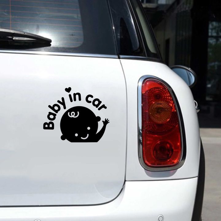 Baby%20in%20Car%20/%20Baby%20on%20Board%20-%20Car%20Safety%20Sign%20-%20Cute%20Car%20Sticker%20Decal%20-%20HMC001-Black%20-%20Image%202