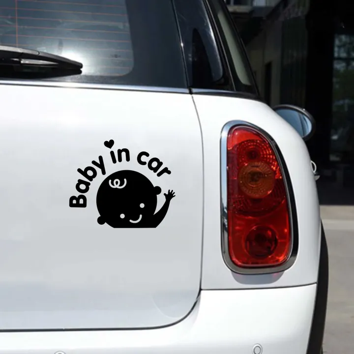 Baby%20in%20Car%20/%20Baby%20on%20Board%20-%20Car%20Safety%20Sign%20-%20Cute%20Car%20Sticker%20Decal%20-%20HMC001-Black%20-%20Image%202