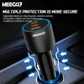 (Preorder)MeeGoo 3-port car charger 165W Quick Charge, decorative lights For Xiaomi Samsung Oppo. 