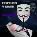 Anonymous Hacker V For Vendetta Games Master Face Mask Fancy Dress Halloween. 